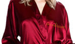 SATIN ROBE & BONNET SET
